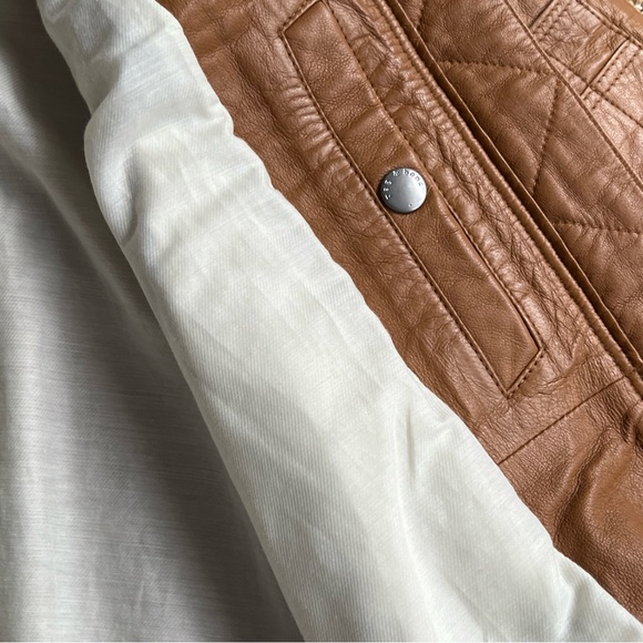 Rag & Bone Manston Lamb Leather Bomber Jacket Women M Japan Military Org$1,100 - Picture 10 of 12